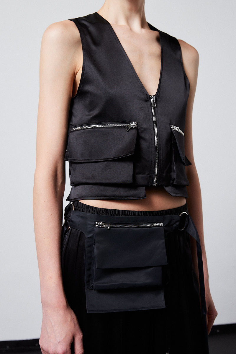 MINI ZIPPER VEST